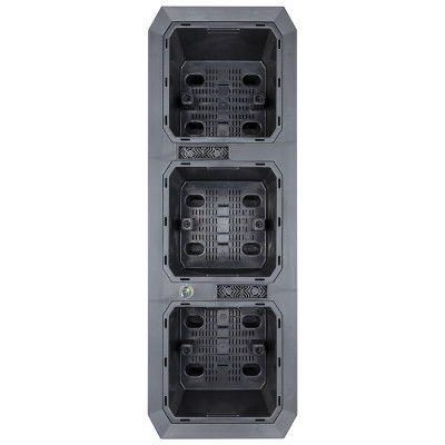 Голяма саксия с напоителна система Largo Trio за 3 самостоятелни растения