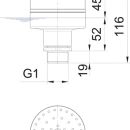 Thumbnail 3 of Класическа мултиджет дюза Vulcan 43 - 3 silver