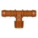 Thumbnail 1 of Тройник Ф16х3/4''М резба - за капков маркуч Ф16