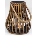 Thumbnail 1 of Фенер Натурал/Тъмно сив-Lantern Natural/Dark Grey D28H30см-INCL GLASS