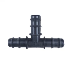 Снимка на Тройник Ф16 - за капков маркуч - черен