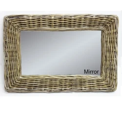 Снимка на Огледало Антик Сиво-Spiegel Antique Grey 65X45H3см