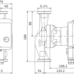 Снимка на Циркулационна помпа WILO Atmos PICO 25/1-4