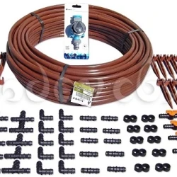 Снимка на Комплект за капково напояване 100 м. с механичен таймер