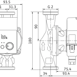 Снимка на Циркулационна помпа WILO Atmos PICO 30/1-6