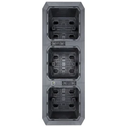 Снимка на Голяма саксия с напоителна система Largo Trio за 3 самостоятелни растения