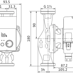 Снимка на Циркулационна помпа WILO Yonos PICO 25/1-8