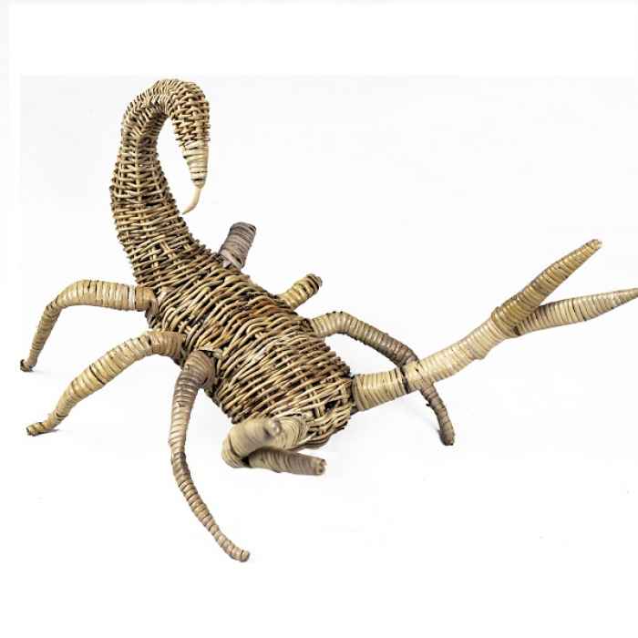 Скорпион Ратан Сив-Scorpion Rattan Grey 45X34H29см-CMfD3.jpeg
