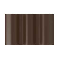 Ограничителна лента за трева - кафява 15см.х9м.к